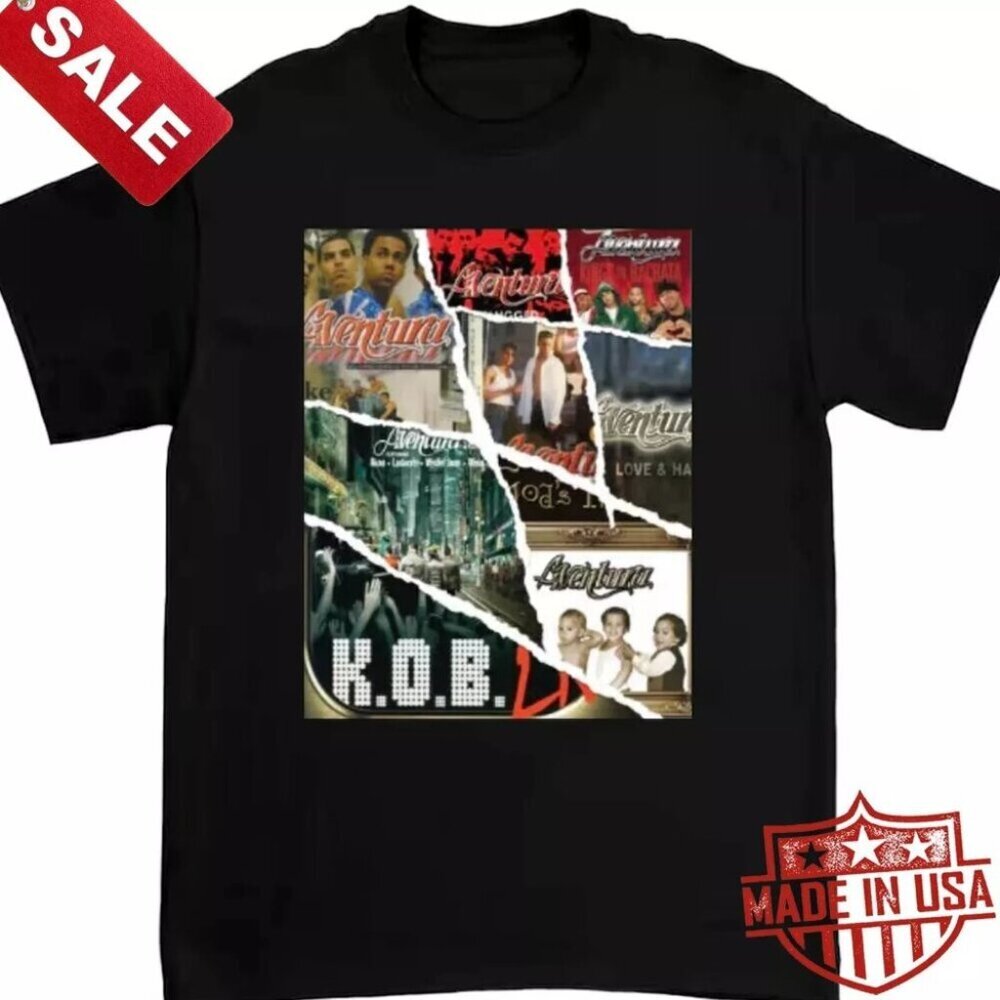 Aventura Cerrando Ciclos Tour 2025 Latin Concert Fan Gift Unisex T-Shirt 73